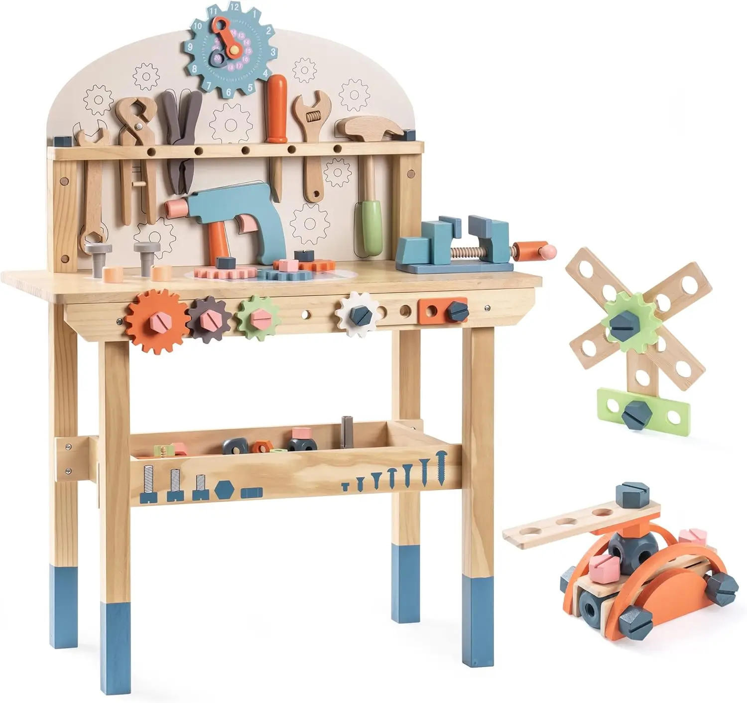 Tools Workshop For Kids - Robotime Robud Set di panche per