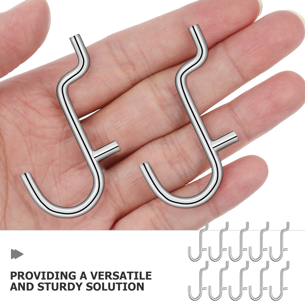 10 ganci in acciaio inossidabi - Workshop Tools Hanging recensione e prezzo