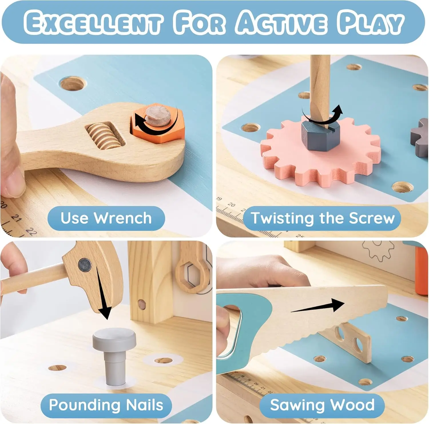 Robotime Robud Set di panche p - Tools Workshop For Kids recensione e prezzo