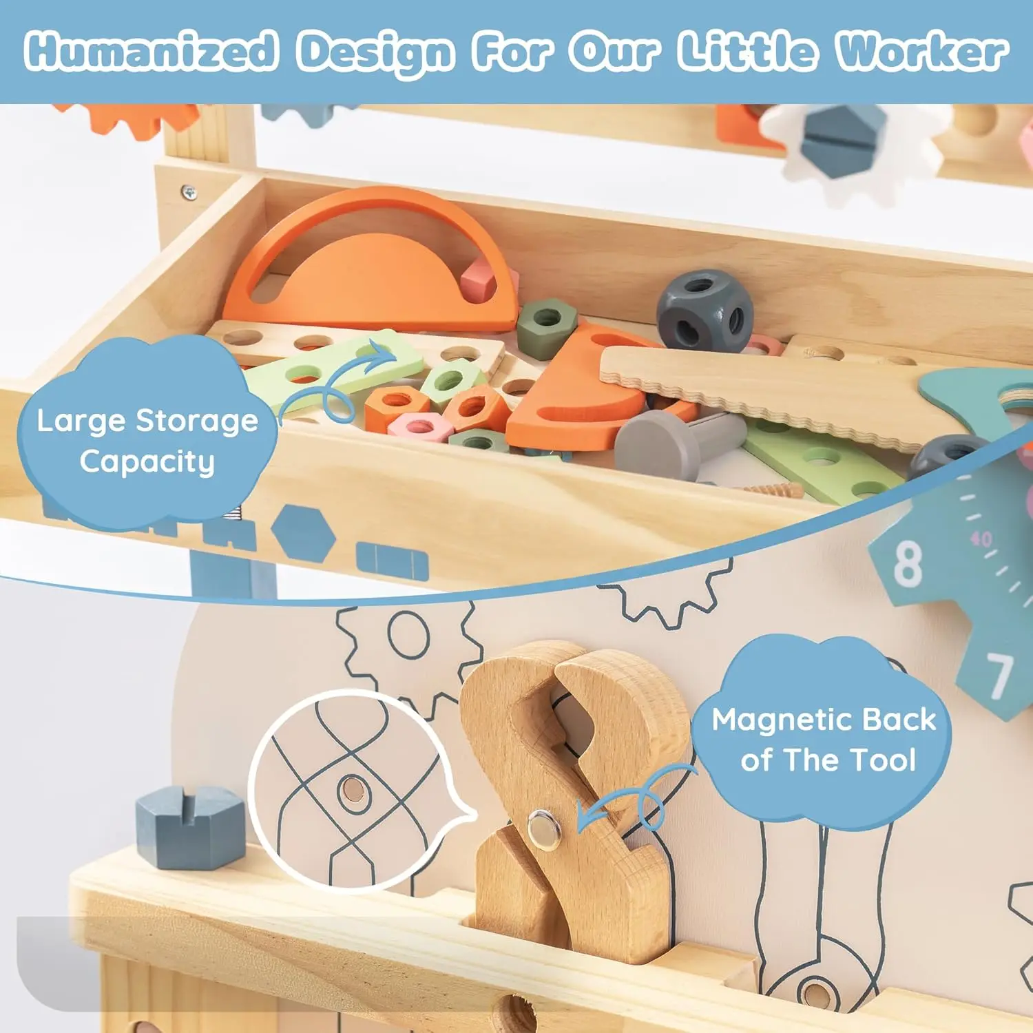 Robotime Robud Set di panche p - Tools Workshop For Kids recensione e prezzo