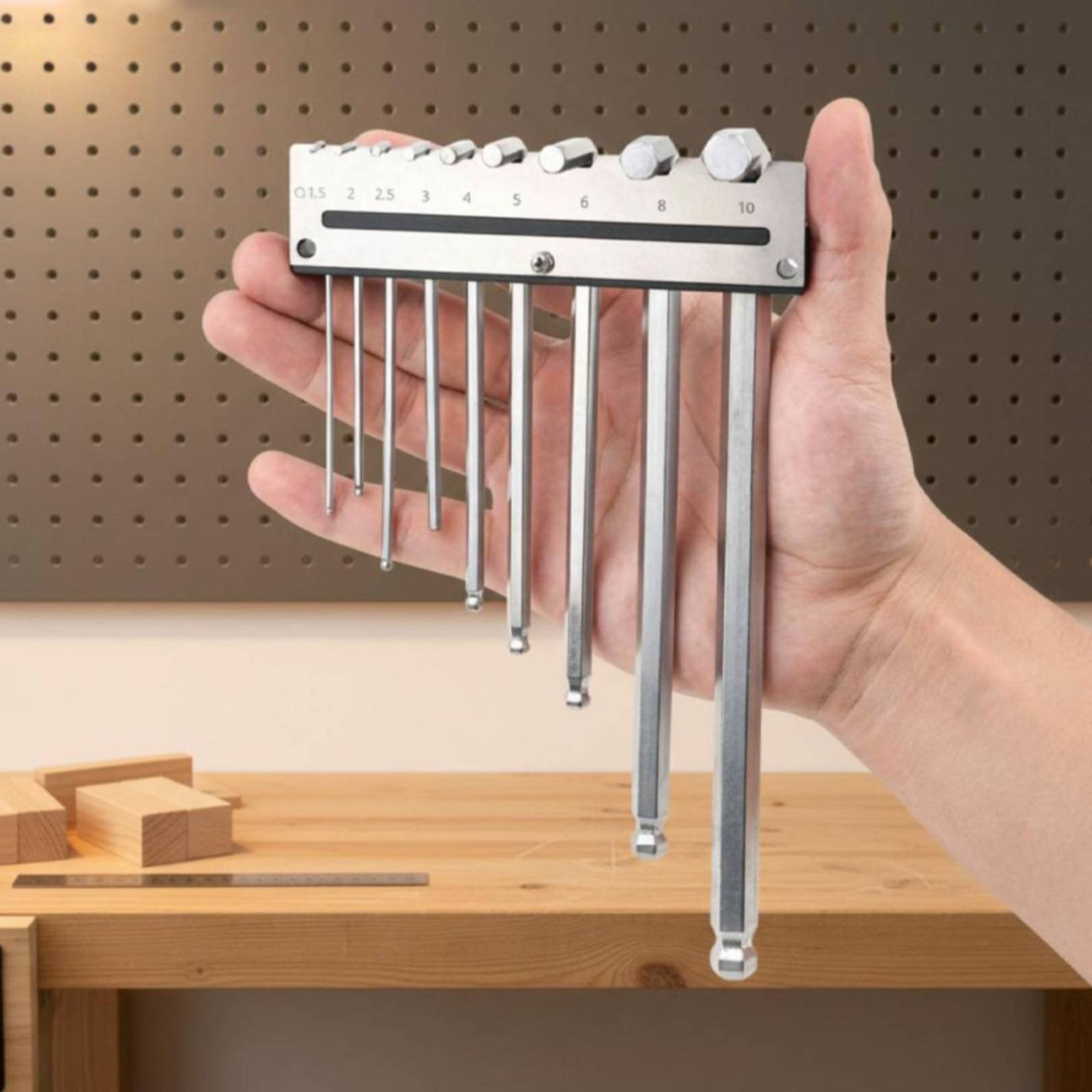 Portachiavi esagonali da paret - Workshop Tools Holder recensione e prezzo