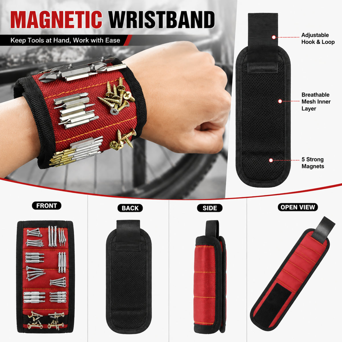 Braccialetto magnetico per ute - Tools In Electrical Workshop recensione e prezzo