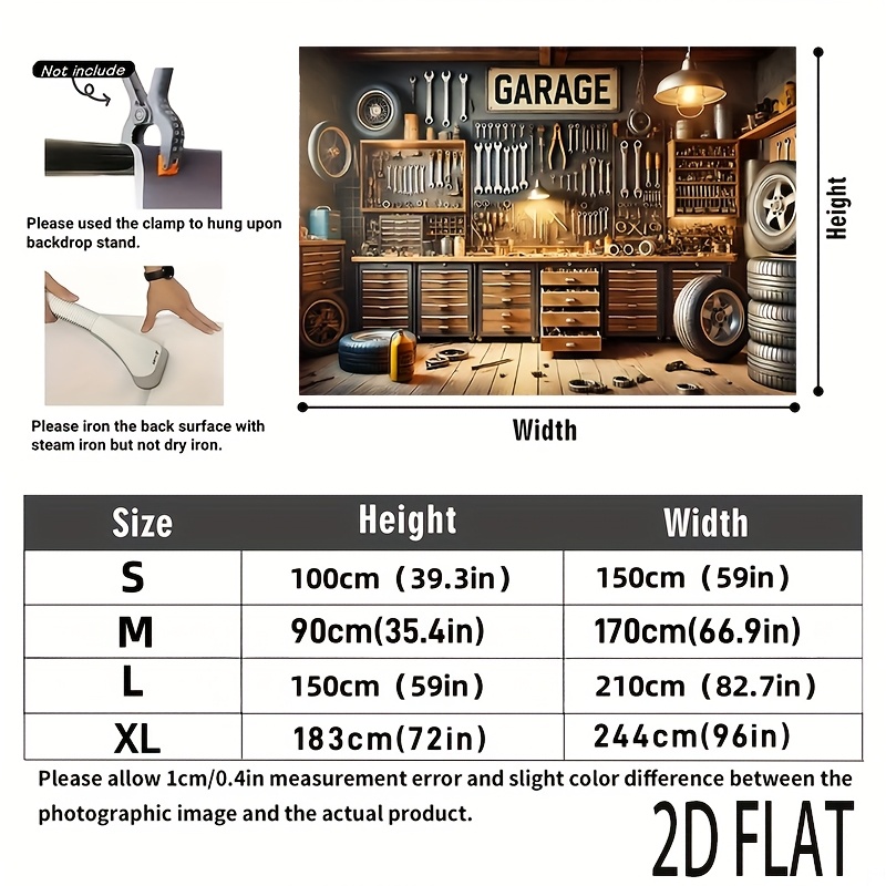 Tappeto da parete in stile ind - Workshop Tools Photos recensione e prezzo