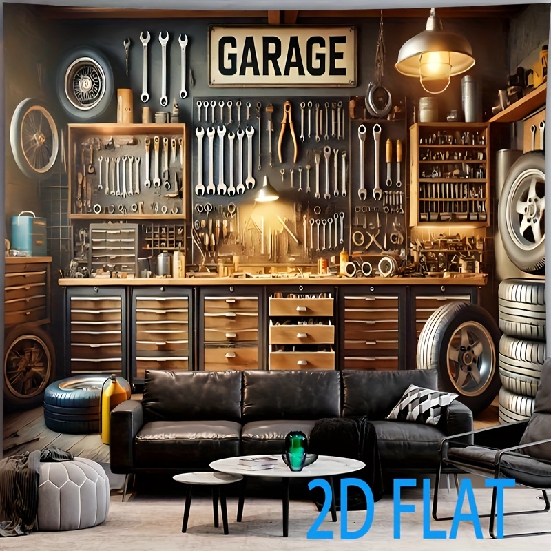 Tappeto da parete in stile ind - Workshop Tools Photos recensione e prezzo