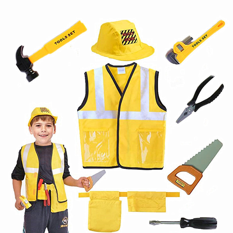 Costume da gilet per operaio e - Tools Workshop For Kids recensione e prezzo