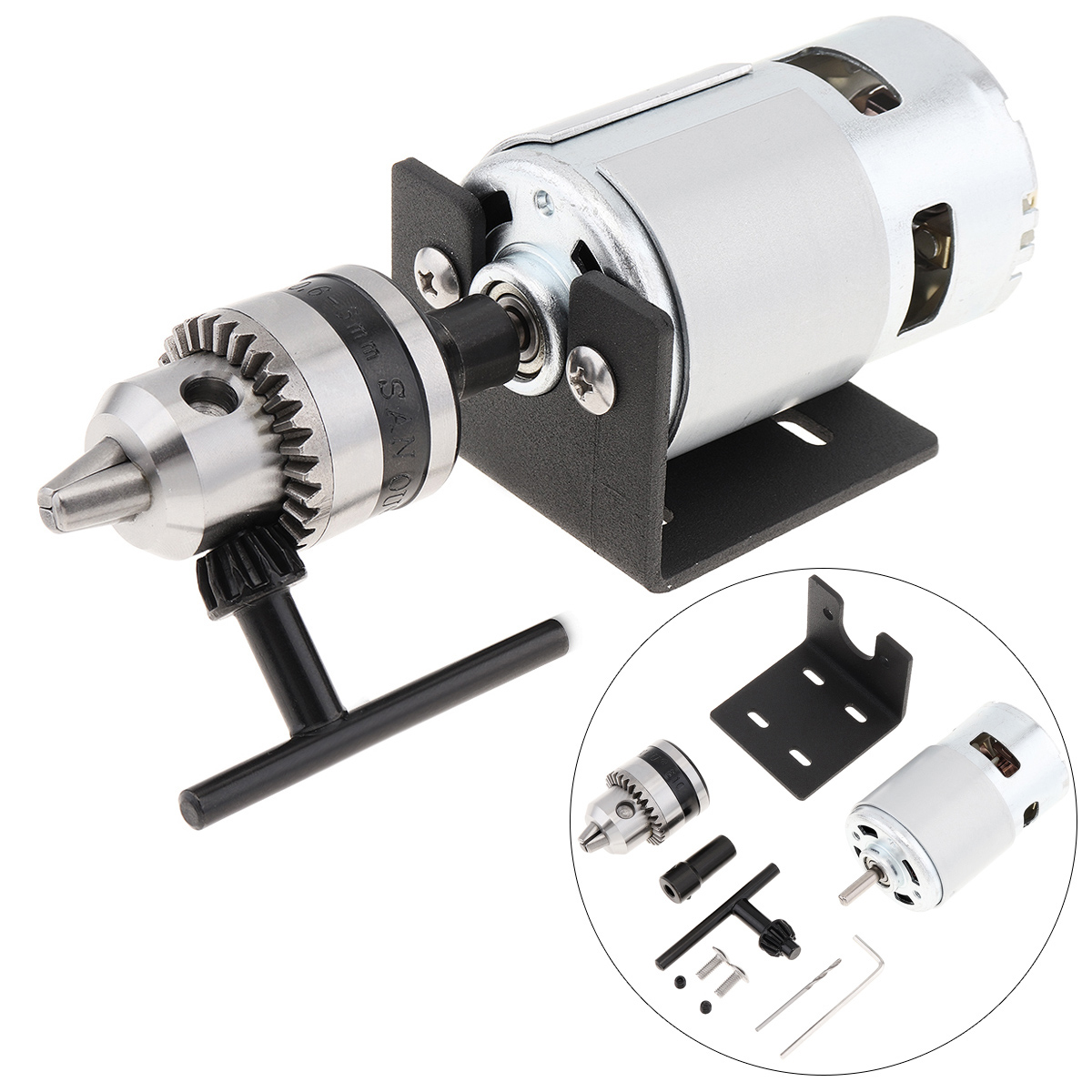 Trapano a mano 12-24V 555/775  - Drill Press Bench recensione e prezzo